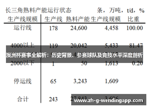 澳洲杯赛事全解析:历史背景、参赛球队及竞技水平深度剖析 澳洲杯赛事全解析:历史背景、参赛球队及竞技水平深度剖析